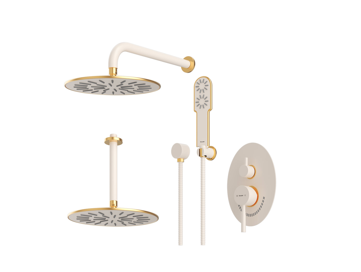 شیر توکار مدل روگن BRASS تیپ سه - Image 2