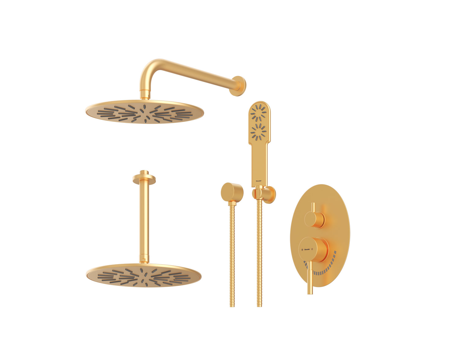 شیر توکار مدل روگن BRASS تیپ سه - Image 3