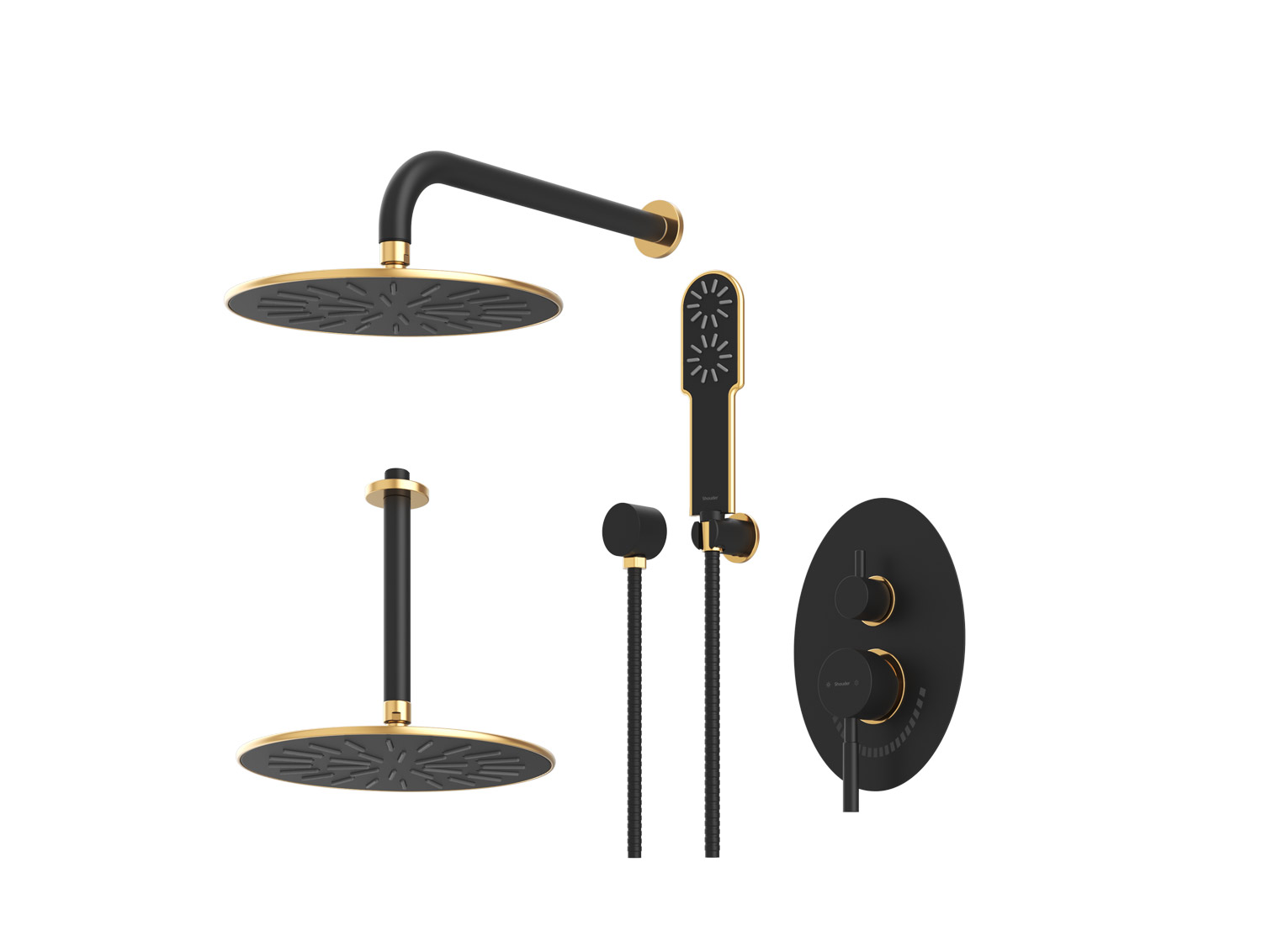 شیر توکار مدل روگن BRASS تیپ سه - Image 4