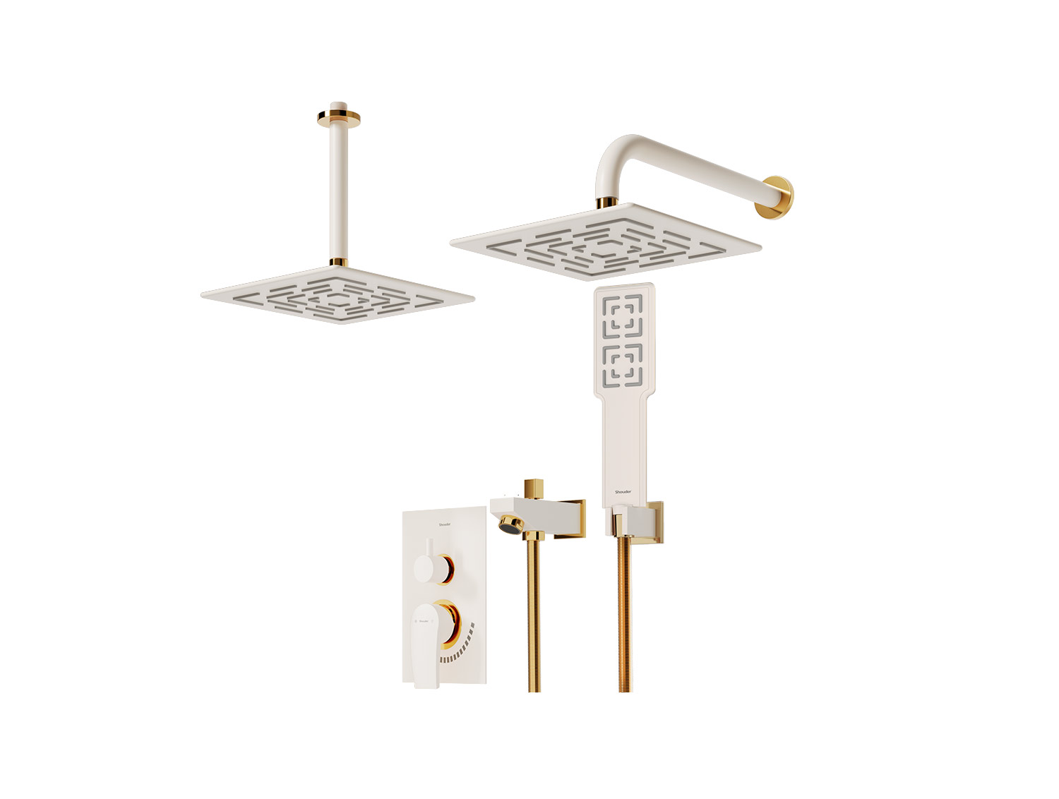 شیر توکار مدل رومر پلاس BRASS تیپ چهار - Image 4