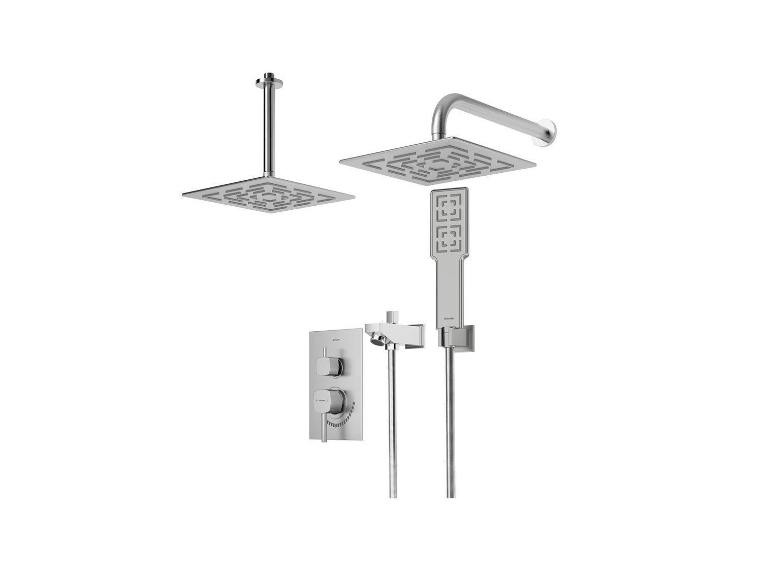 شیر توکار مدل رومر BRASS تیپ چهار - Image 7
