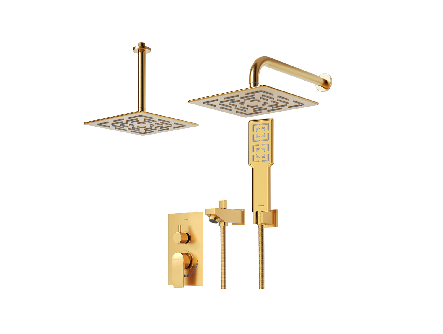 شیر توکار مدل رومر پلاس BRASS تیپ چهار - Image 7