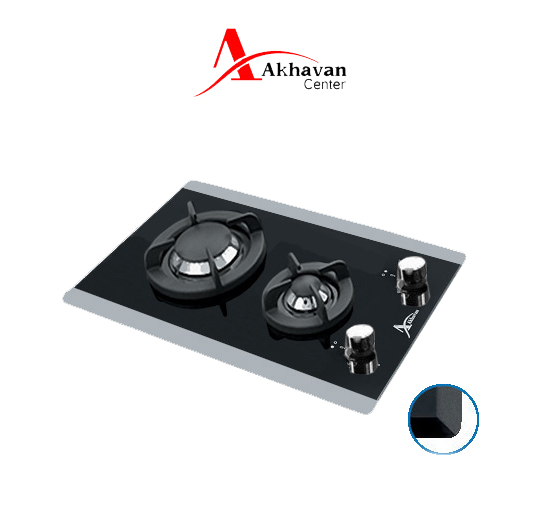اجاق گاز استیل و شیشه آینه ای اخوان مدل V30