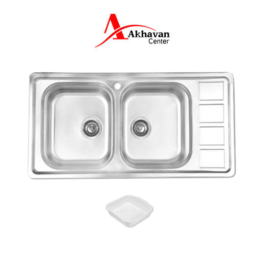 سینک ظرفشویی توکار اخوان مدل 373S