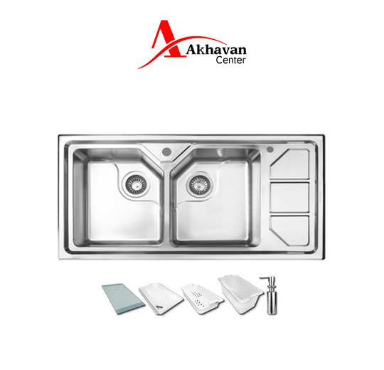سینک ظرفشویی اخوان مدل 378