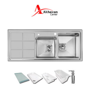 سینک 304 توکار اخوان سری باکسی
