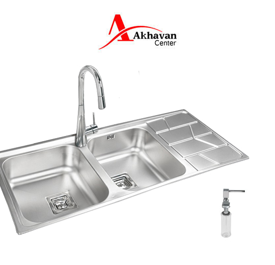 سینک ظرفشویی توکار اخوان مدل 388