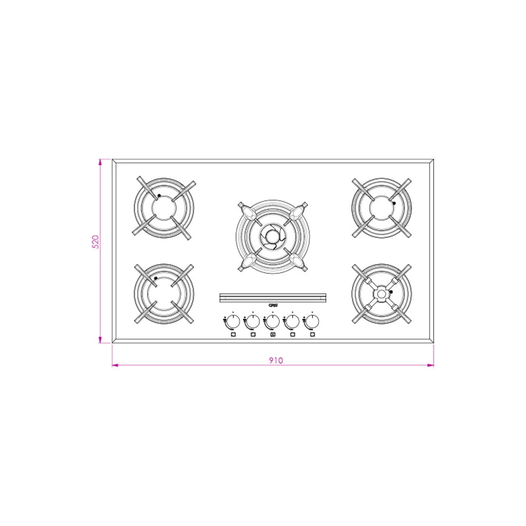 اجاق مدل CG8505 - Image 2